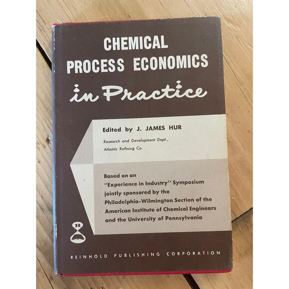 VTG Chemical Process Economics in practice by James Hur. Reinhold 1956 HC - Picture 1 of 5